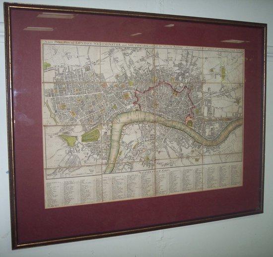 Appraisal: Plan of Westminster and Southwark with list of over Hackney