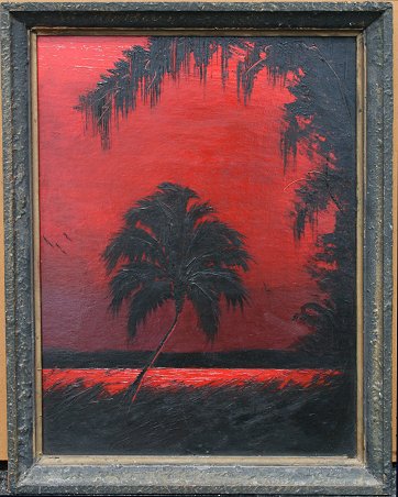 Appraisal: GIBSON James American th C Florida Highwaymen Beach Scene with