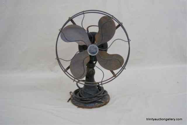 Appraisal: Antique Emerson Cast Iron Oscillating FanThis is a nice old