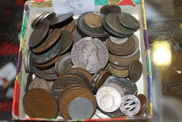 Appraisal: A QUANTITY OF FOREIGN COINS including Siberia Russia and Gibraltar