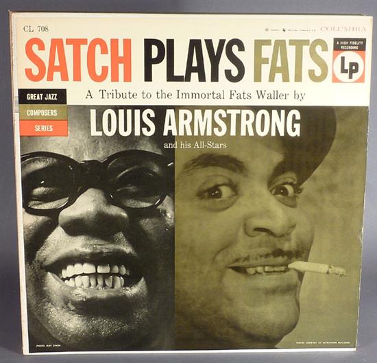 Appraisal: Louis Armstrong LPs