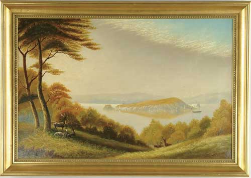 Appraisal: WINSLOE MITCHELL British th Century DRAKE S ISLAND MOUNT EDGECOMBE