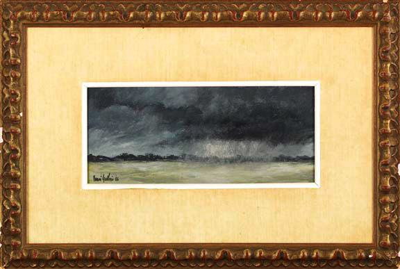 Appraisal: Henri Gadbois American Texas b Angry Sky tempera on board