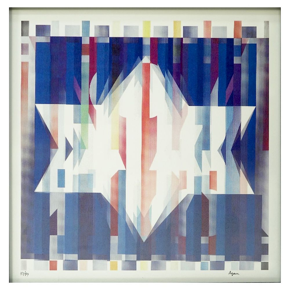 Appraisal: Yaacov Agam Israeli born Yaacov Agam Israeli b Agamograph Star