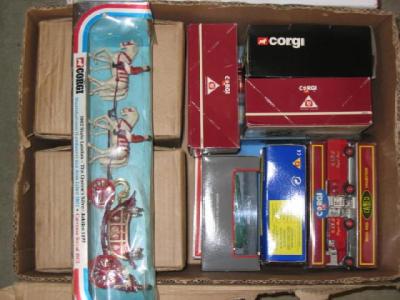 Appraisal: Eleven Corgi Classics and other models boxed G-E