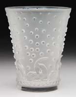 Appraisal: LALIQUE AJACCIO VASE Vase is surrounded at the foot with