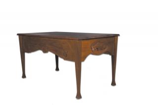 Appraisal: Desk with Carved Fishing Motifs William F Herrick Desk with