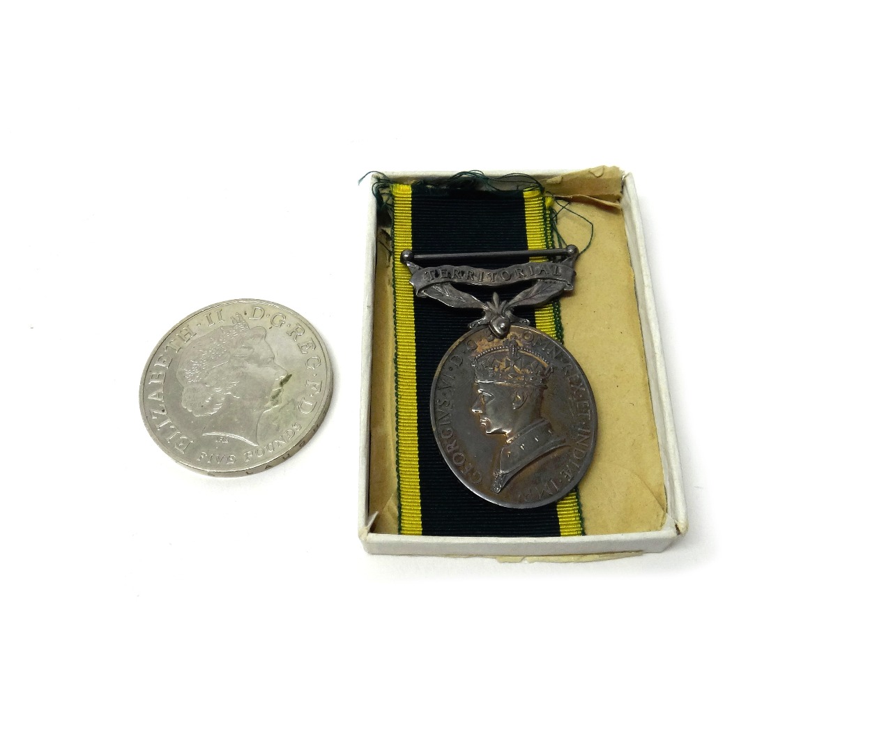 Appraisal: The Efficiency Medal with bar Territorial George VI issue to