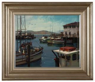 Appraisal: Filastro Matthew Mottola ''Fisherman's Wharf San Francisco Cal'' signed lower