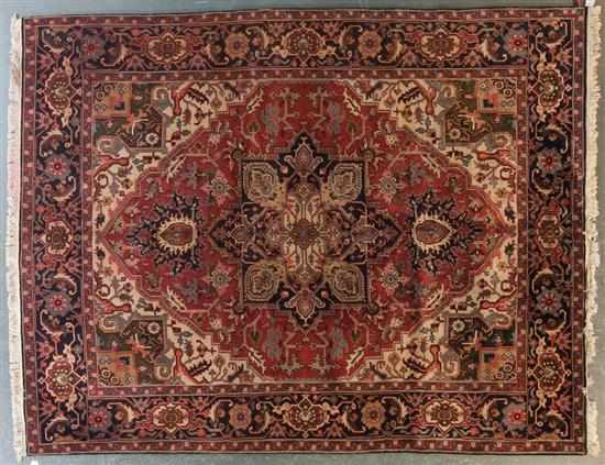 Appraisal: Indo-Herez rug India circa x Estimate - Good condition