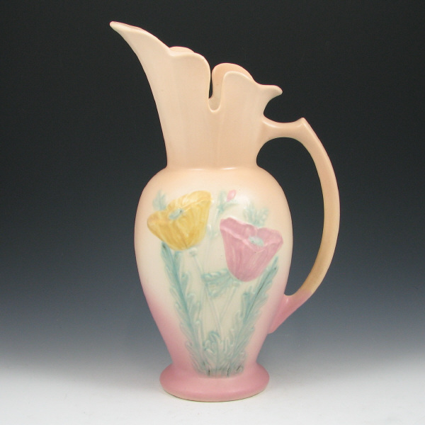 Appraisal: Hull Poppy - Pitcher Poppy pitcher in cream and mauve