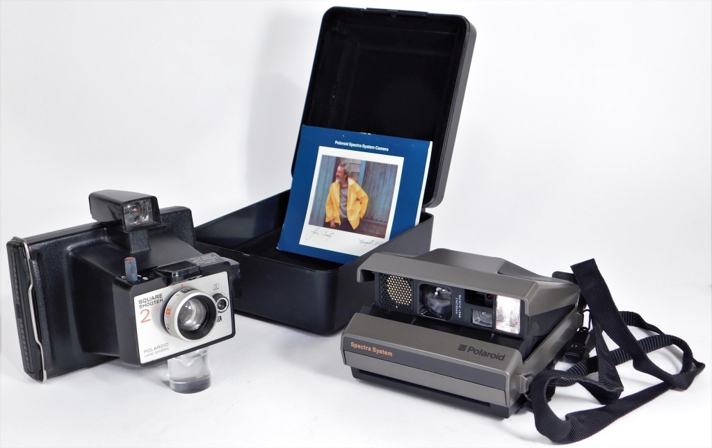 Appraisal: GROUP OF POLAROID INSTANT CAMERAS Group of Polaroid Instant Cameras