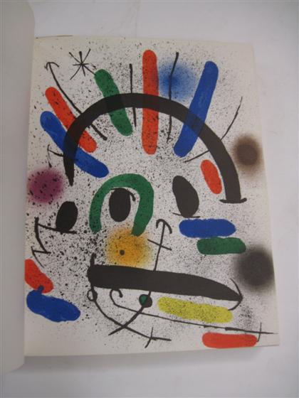 Appraisal: vol Miro Joan Leiris Michel Mourlot Fernand editors Lithographs New