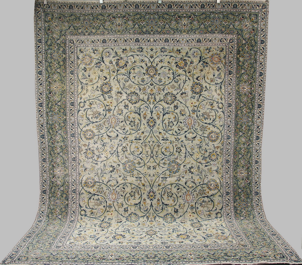 Appraisal: KASHAN CARPET - ' x ' - Room Size Persian