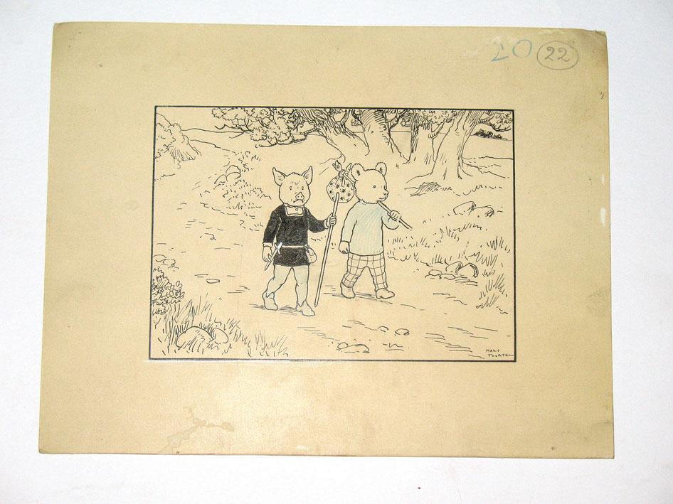 Appraisal: MARY TOURTEL RUPERT AND THE LITTLE PRINCE fifty six original