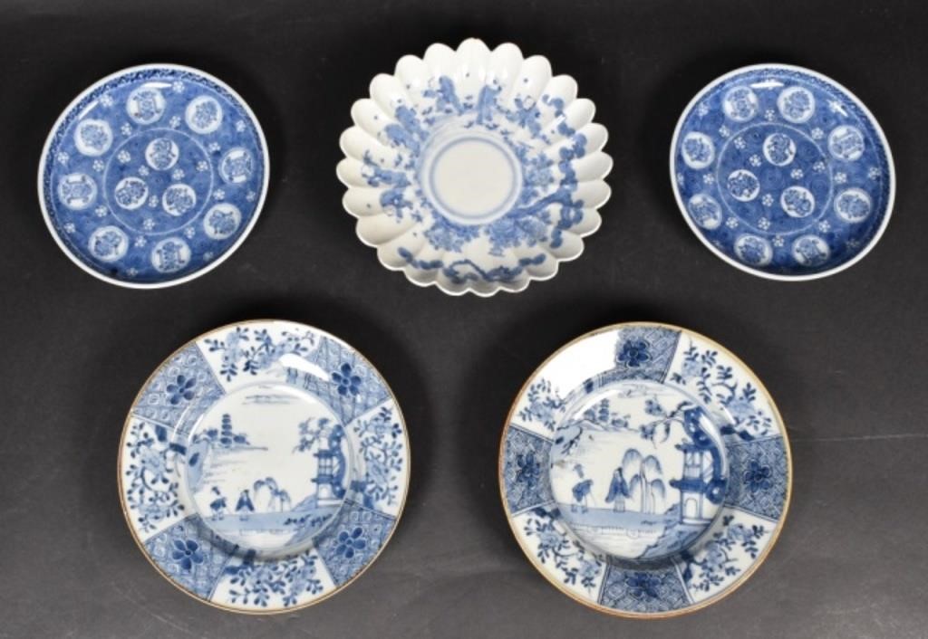 Appraisal: JAPANESE ARITA BOWLS AND PLATES Japanese Arita porcelain bowls and