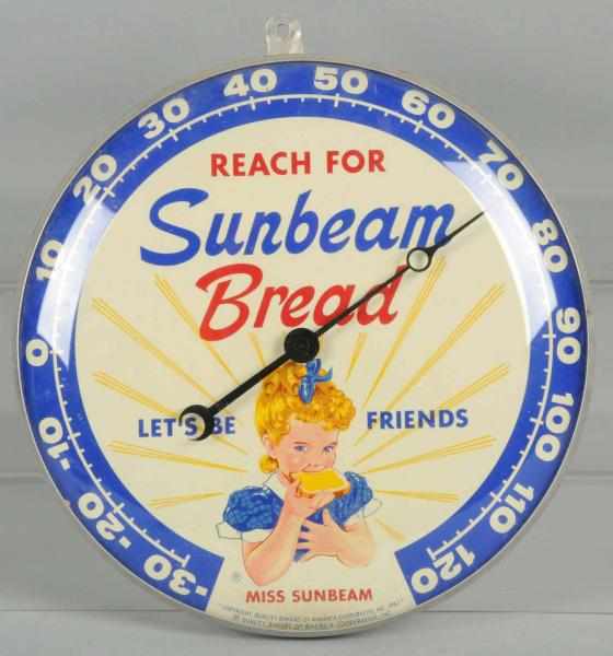 Appraisal: Sunbeam Bread Dial Thermometer Sealed case with interior soiling and