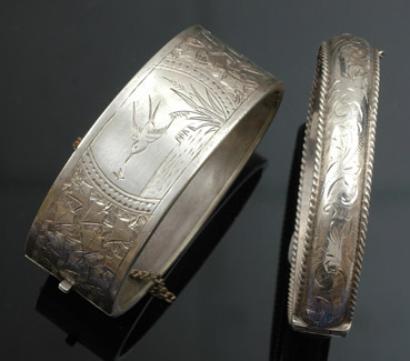 Appraisal: ONE STERLING SILVER BRACELET AND ONE OTHER