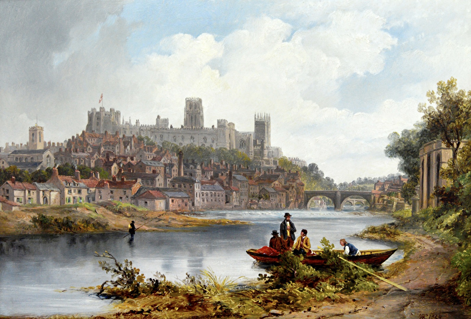 Appraisal: John Wilson Carmichael British - Durham Cathedral from the North