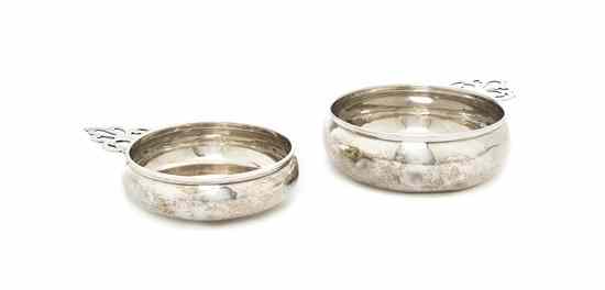 Appraisal: Two American Sterling Silver Porringers comprising a Gorham example and