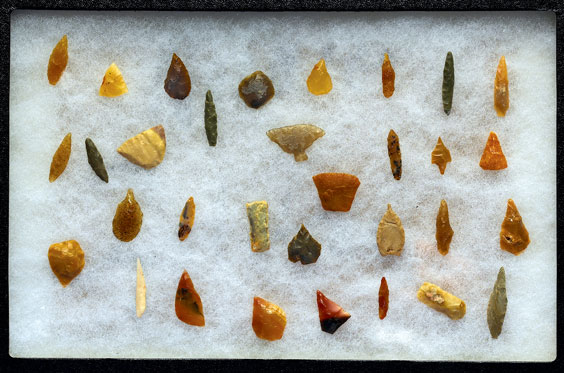 Appraisal: COLLECTION OF MICROLITH TOOLS Neolithic - to years old Upper