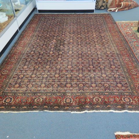 Appraisal: Tabriz Persian Handmade Rug elaborate overall floral deep rich coloring