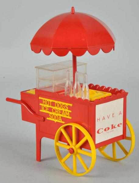 Appraisal: Plastic Coca-Cola Hot Dog Wagon Description s Beautiful condition with