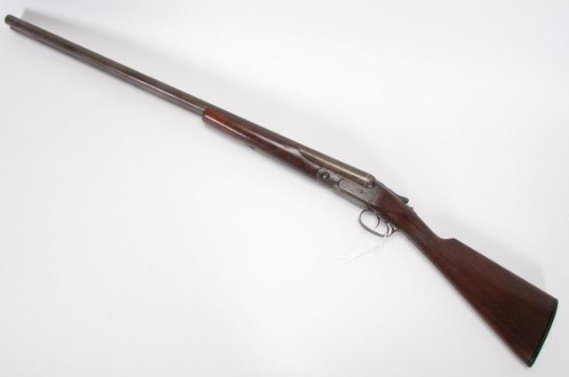 Appraisal: Parker Bros -GA side-by-side double barrel shotgun barrel engraved receiver