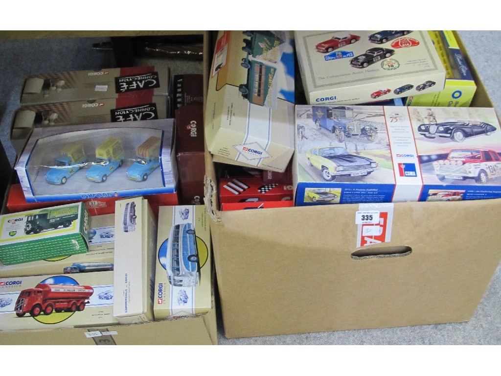 Appraisal: Lot comprising approx mainly Corgi Boxed model in two boxes