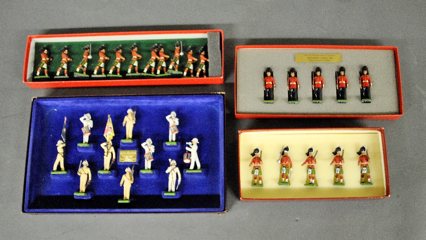 Appraisal: - Grouping of Britains including The Royal Marines Grenadier Guards