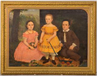 Appraisal: Portrait of the Noyes Children KY th century portrait of