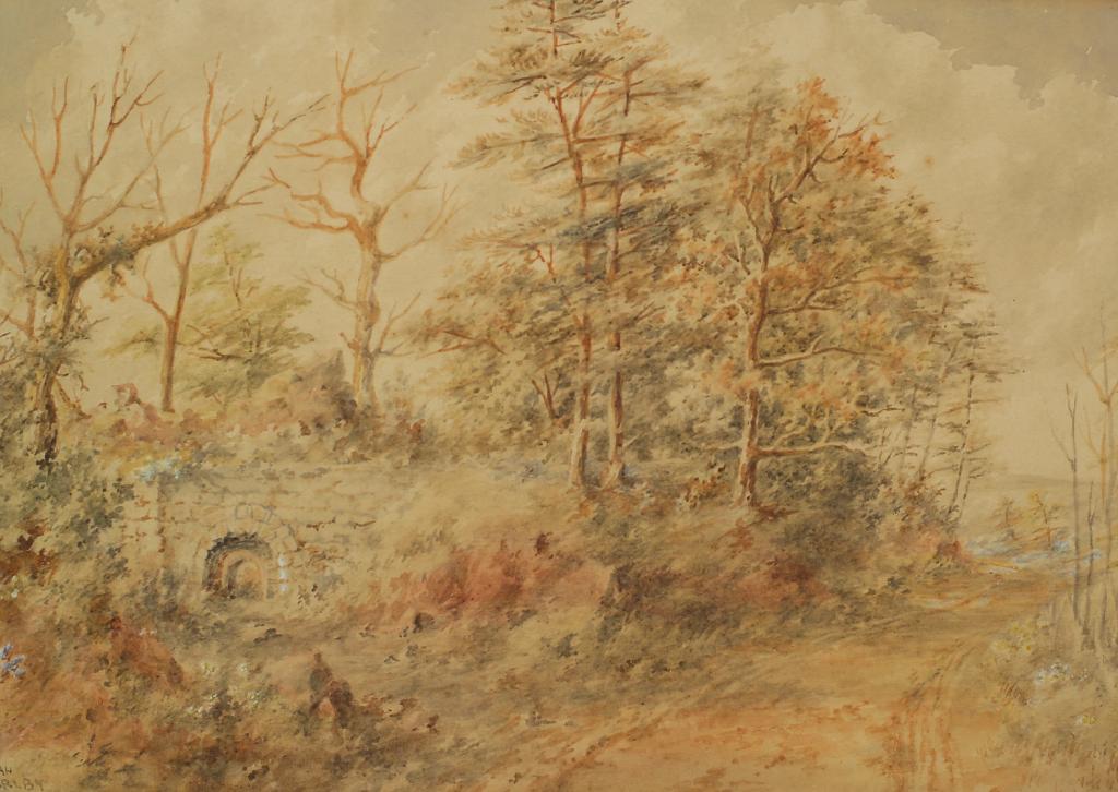 Appraisal: JOSIAH PARLBY BRITISH c WOODLAND SCENES A PAIR OF WATERCOLOURS