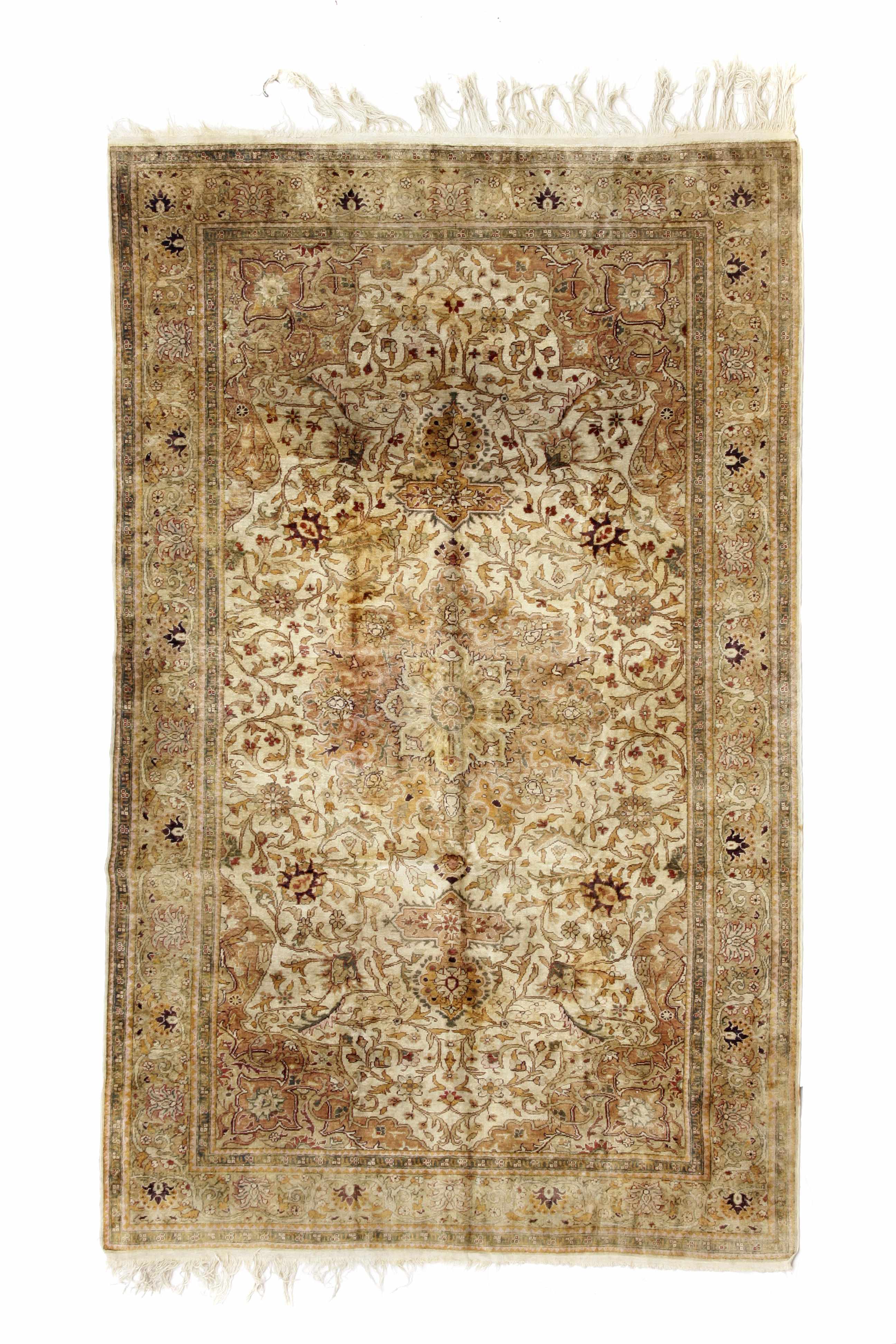 Appraisal: A Turkish rug size approximately ft in x ft in