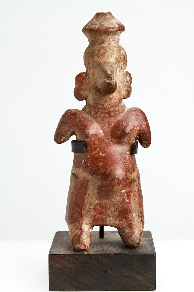 Appraisal: Pre-Columbian Terracotta Small Standing Figure Pre-Columbian terracotta small standing figure