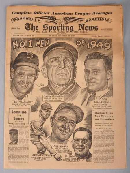 Appraisal: Lot of The Sporting News Newspapers Description Complete run from