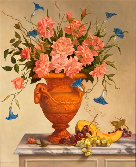 Appraisal: Nancy Chearno Stershic American th st century Roses and Morning