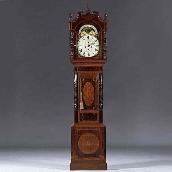 Appraisal: Scottish Tall Case Clock Scottish ca - a tall case