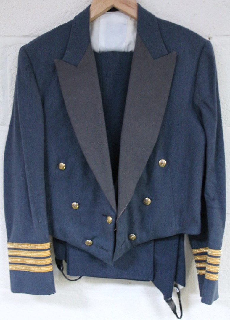 Appraisal: A gentleman's RAF Royal Navy jacket in blue with waistcoat