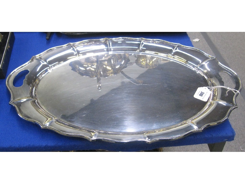 Appraisal: EPNS double handled serving tray