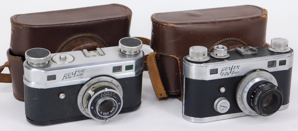 Appraisal: GROUP OF PERFEX MM RANGEFINDER CAMERA Group of USA Camera