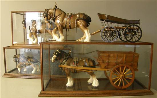 Appraisal: Model of a London Coal cart a similar coal cart