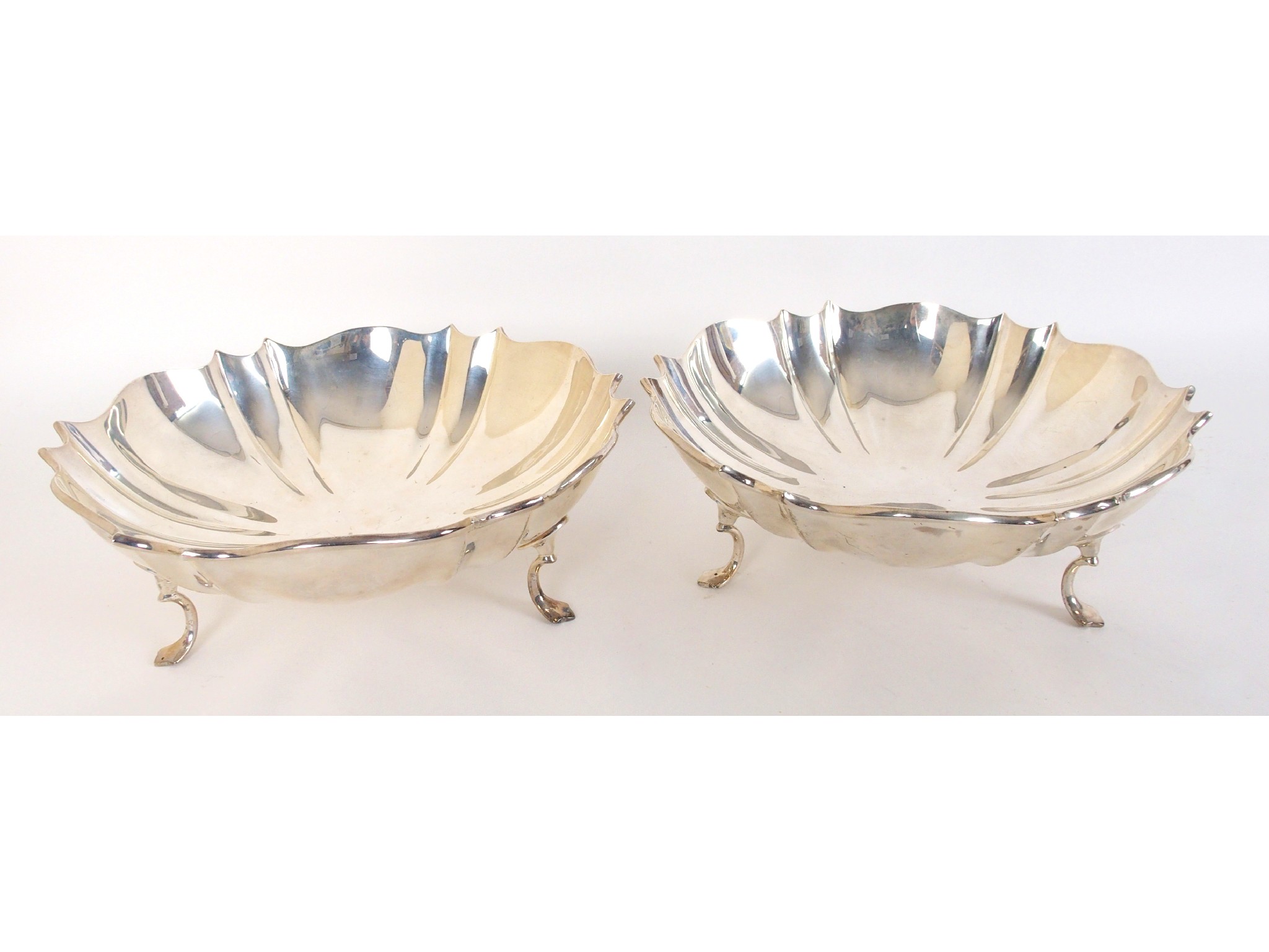 Appraisal: A pair of silver bowlsby William Hutton Sons London of