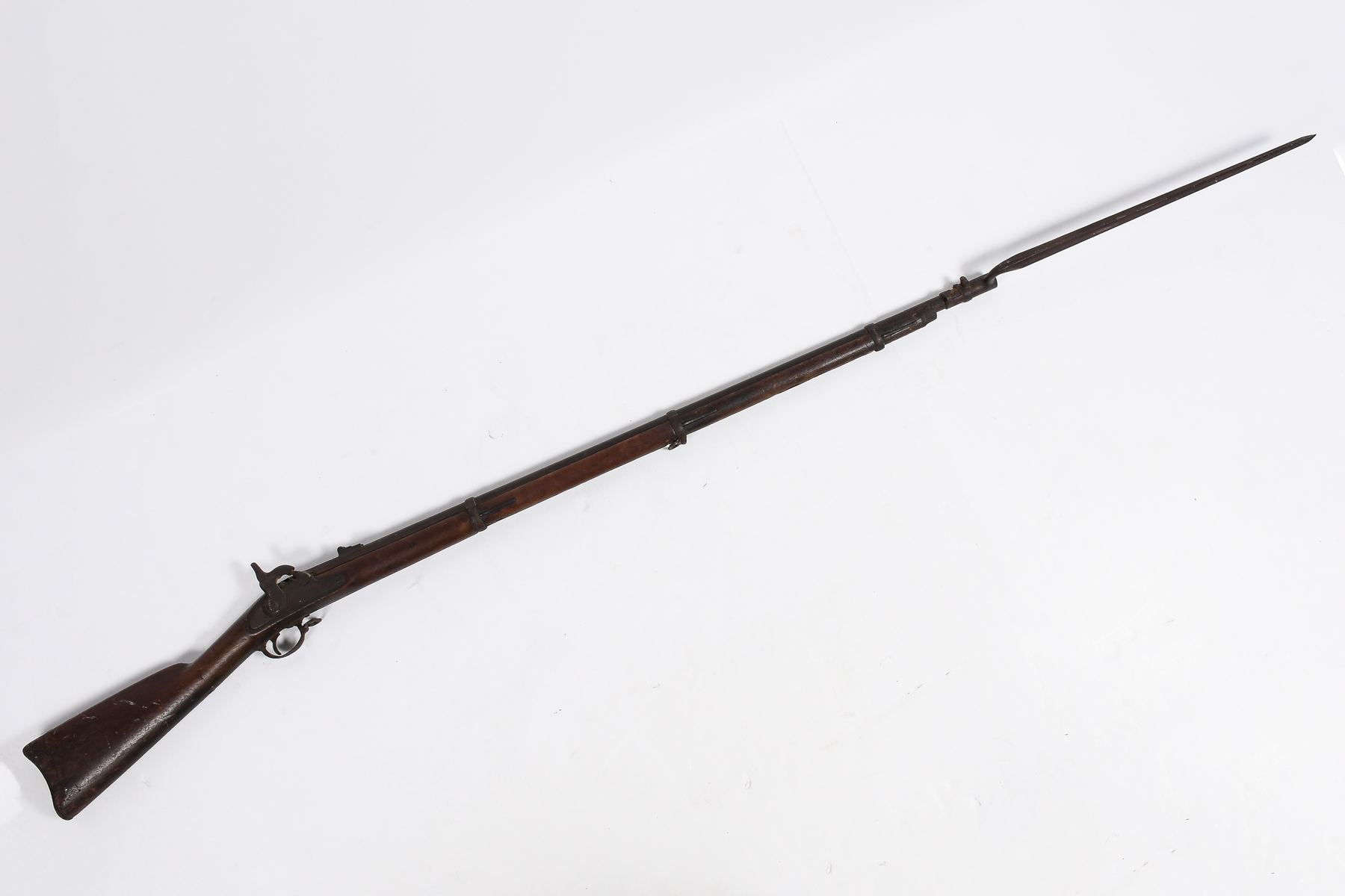 Appraisal: SPRINGFIELD RIFLE WITH BAYONET As is condition