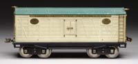 Appraisal: LIONEL VENTILATED REFRIGERATOR CAR R Black base cream body blue-green