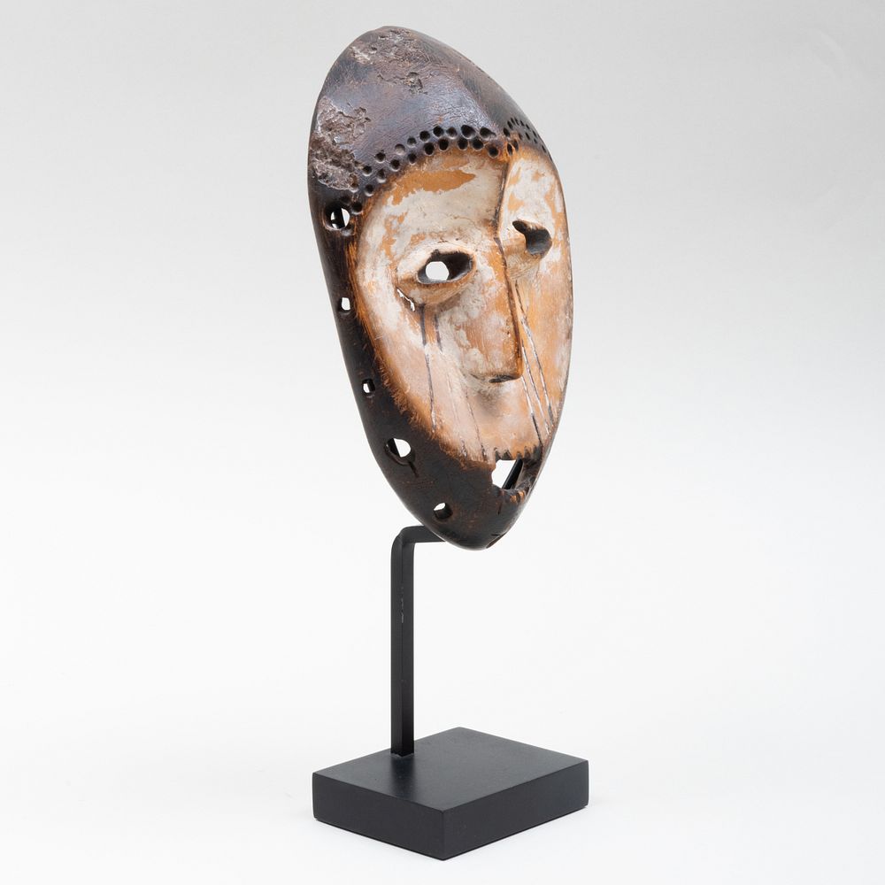 Appraisal: Lega Painted and Carved Wood Mask Democratic Republic of the