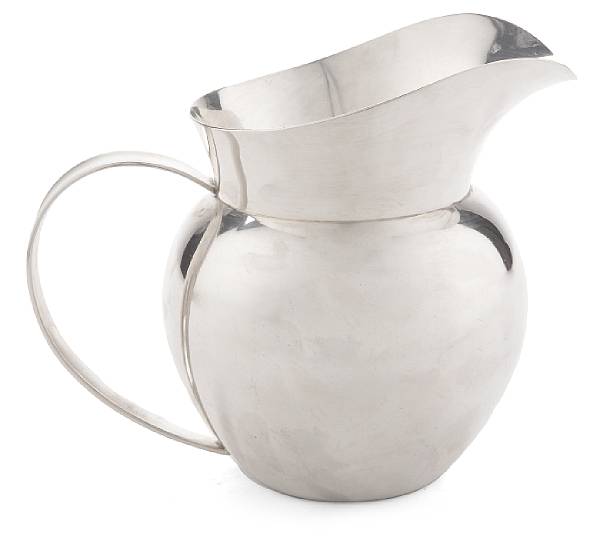 Appraisal: An Allan Adler sterling pitcher impressed ALLAN ADLER STERLING height