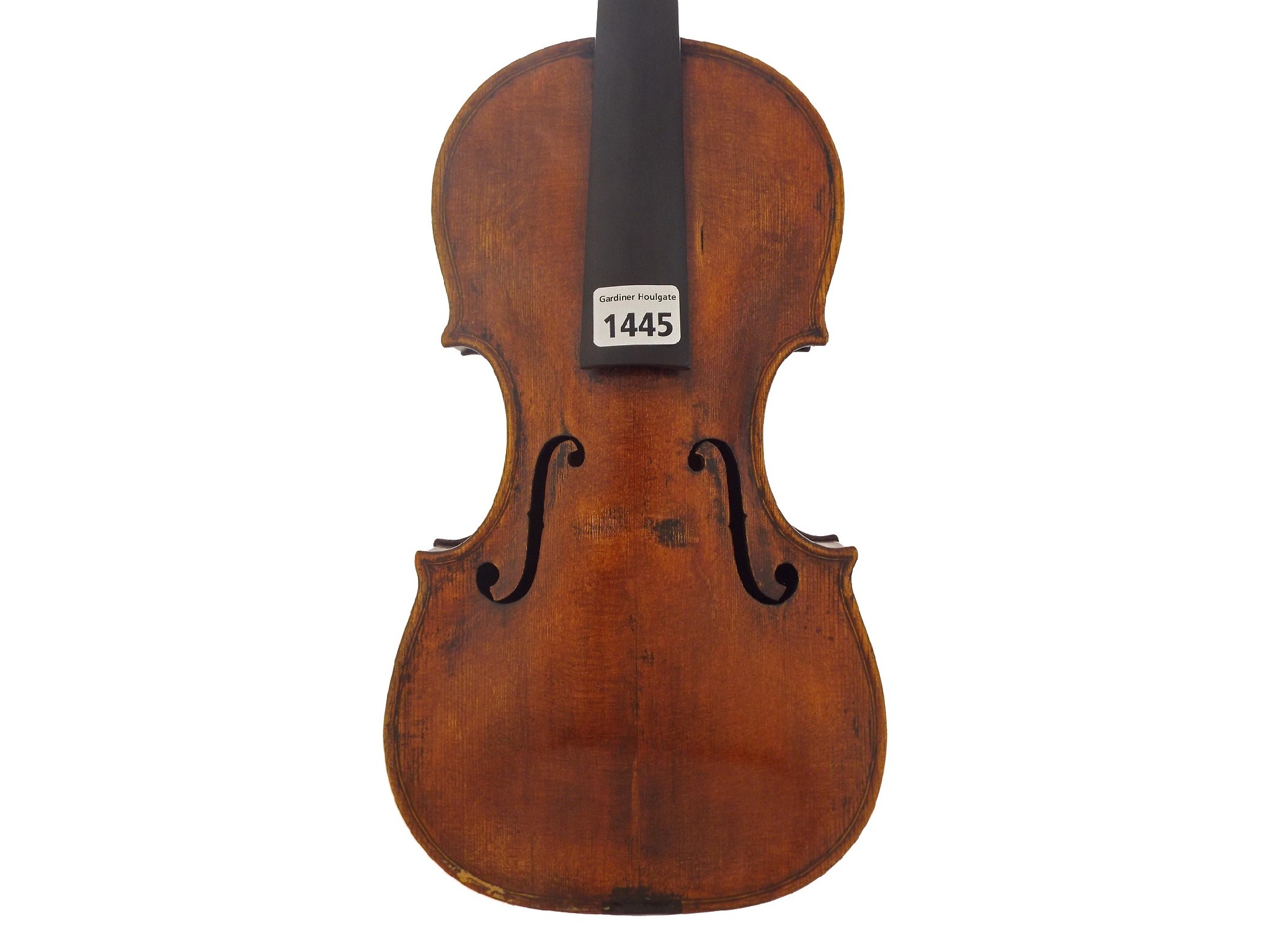 Appraisal: th century English violin probably by and inscribed in pencil