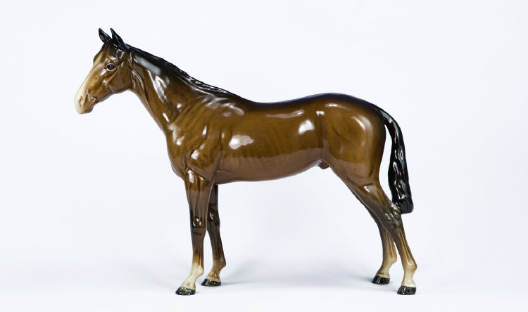 Appraisal: Beswick Animal Figure Bois Roussel Racehorse Brown Gloss Second version