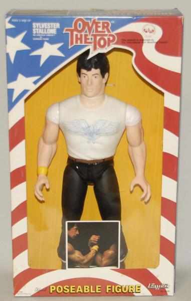 Appraisal: Lewco Sylvester Stallone Poseable Figure Includes original box Condition Very