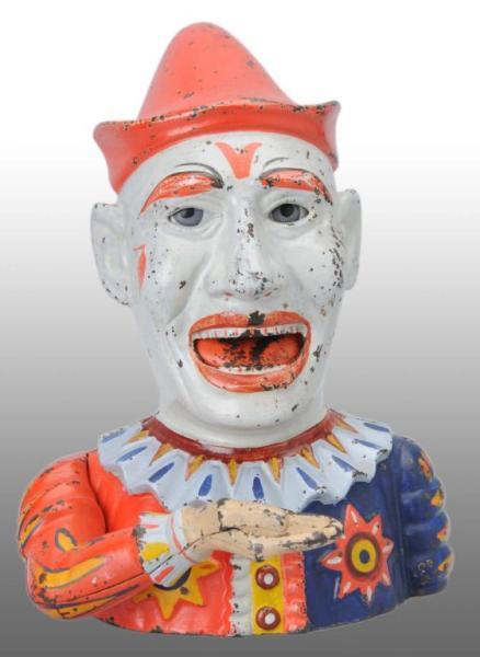 Appraisal: Cast Iron Humpty Dumpty Mechanical Bank Description Manufactured by Shepard